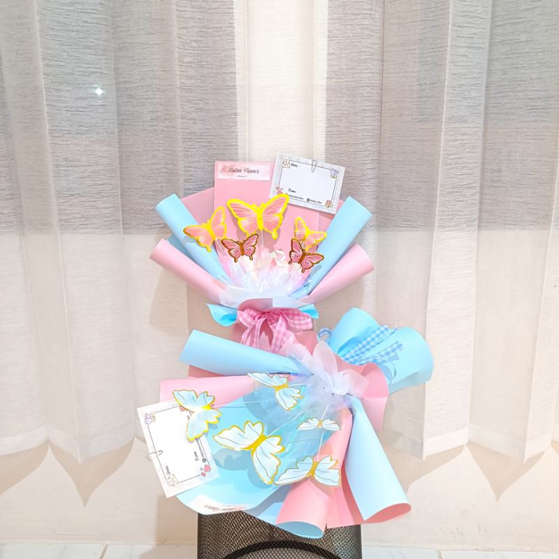 [BUKET MINI] Buket Kupu-kupu / Hadiah Buat Temen atau Pacar