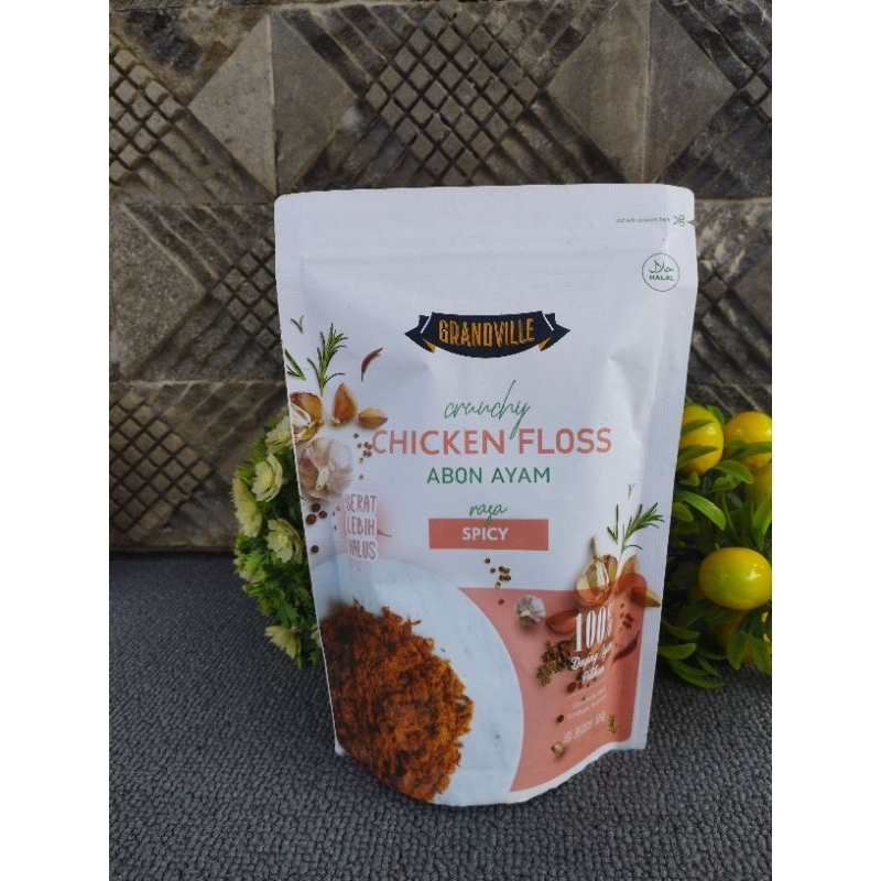 

Granville abon ayam crunchy single pack spicy