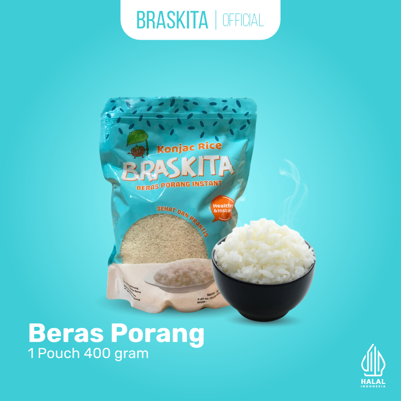 

Braskita Beras Porang Pouch 400 Gram