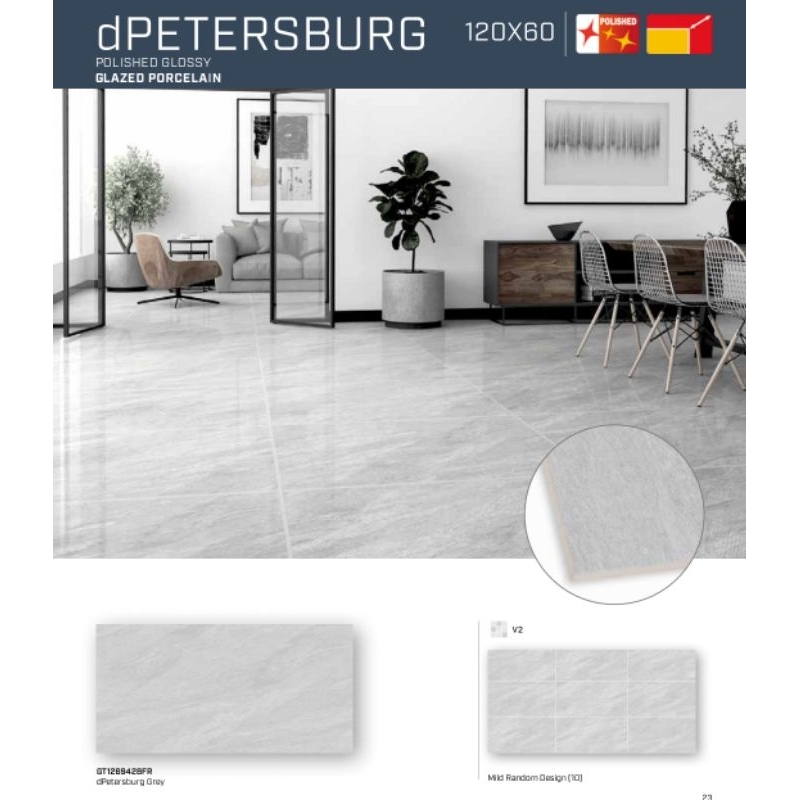 dPetersburg roman granit glossy 60x120