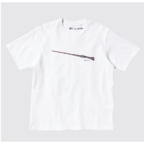 Tshirt Uniqlo Harry Potter Wand | Harry Potter UT Kaos Lengan Pendek