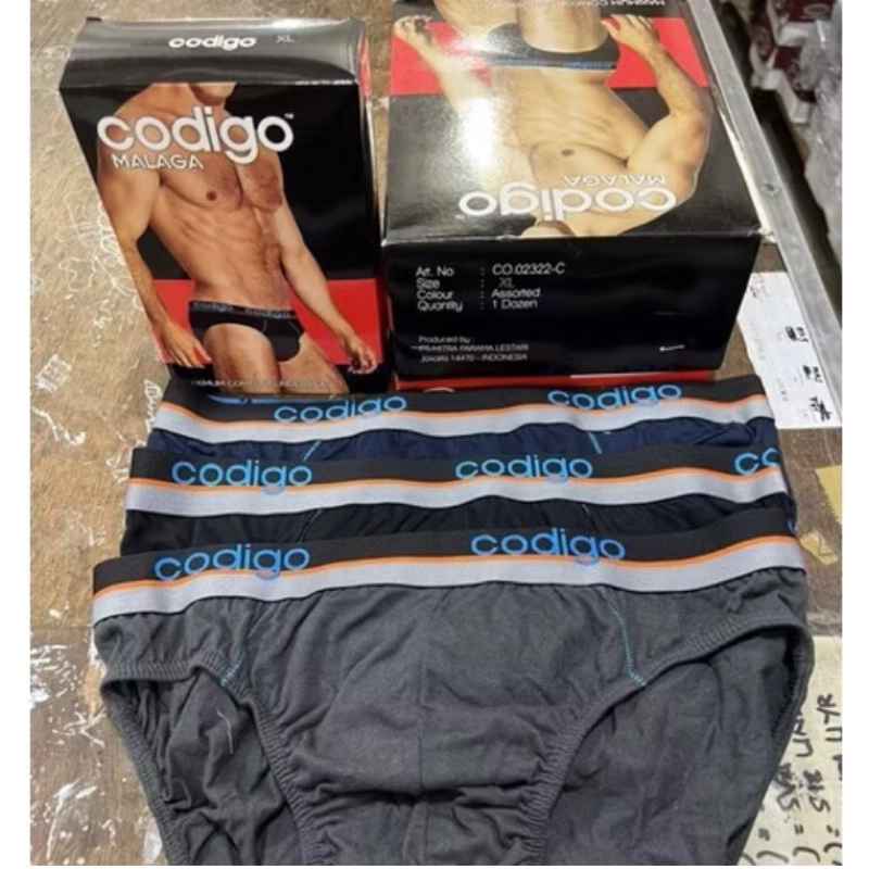 CD CODIGO MALAGA/CD Codigo/Celana Dalam Codigo/Celana Dalam laki-laki/Dewasa/Remaja/SMA/ Kolor Pria/
