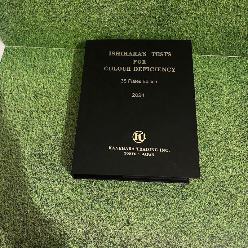 ORIGINAL Buku Tes Buta Warna | Ishihara Test | Isihara Tes Buta Warna 38 Plates Asli Japan