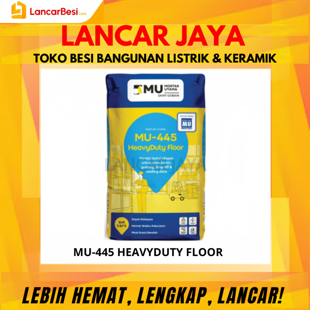 Mortar Utama MU-445 HeavyDuty Floor 40Kg