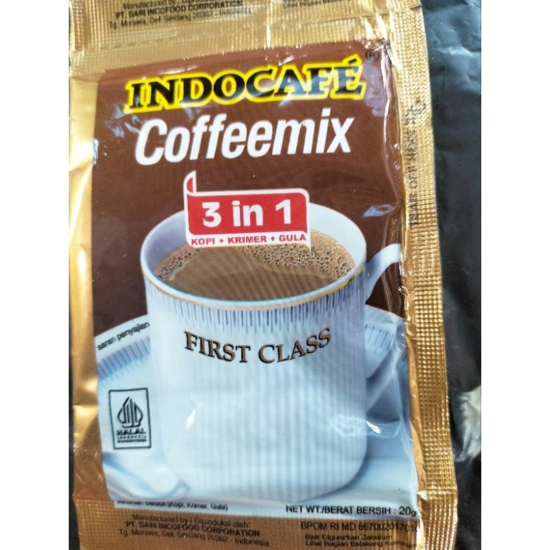 

Indocafe Coffeemix Kapi + Krimer Gula 3 in 1 kemasan sachet 20 gr