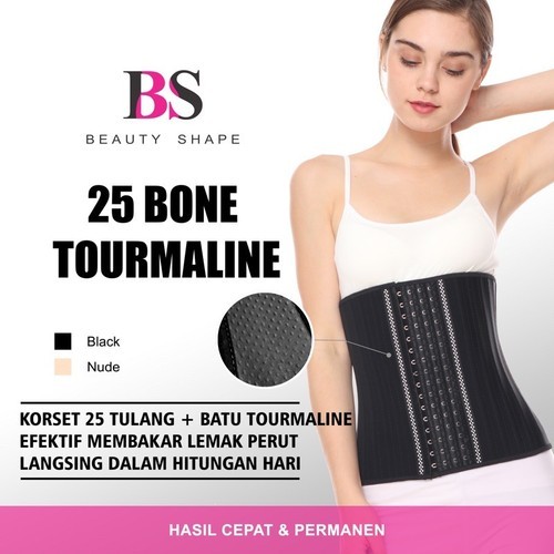 Beauty Shape - 25 Bone Tourmaline Waist Trainer / Korset 25 Tulang Pembakar Lemak PRELOVED