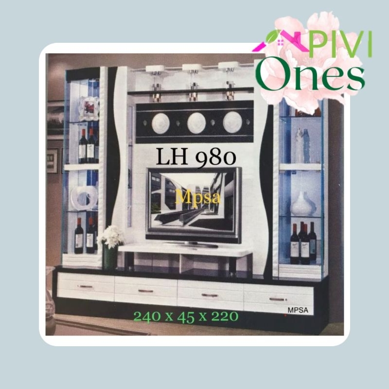 Lemari Hias Buffet TV Import Minimalis Kualitas Terbaik Khusus Palembang