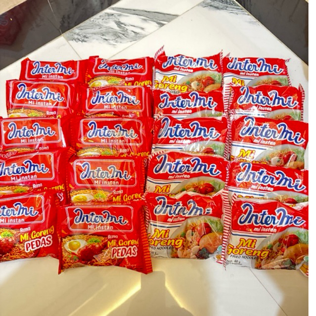 

[ISI 20 BUNGKUS] MIX INTERMIE GORENG & GORENG PEDAS