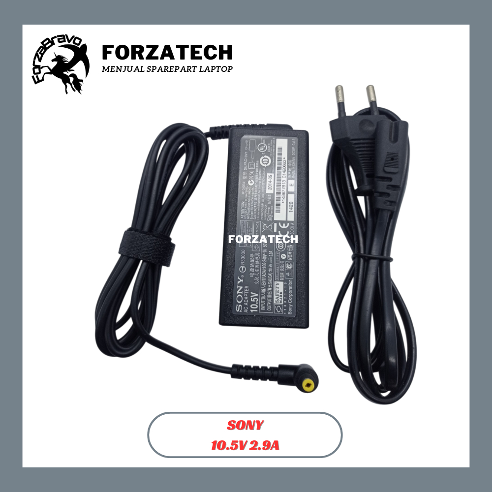 Adaptor Sony Vaio SVD13218PGW SVD132A25W SVD11215CX 10.5V-2.9A 30W