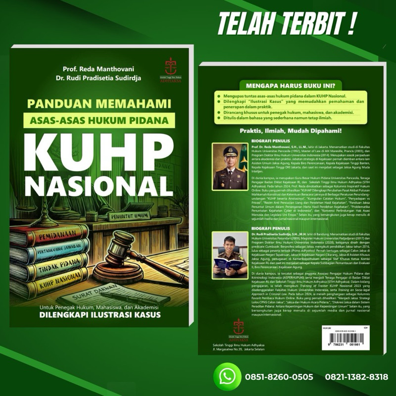 Asas Asas Hukum Pidana KUHP Nasional