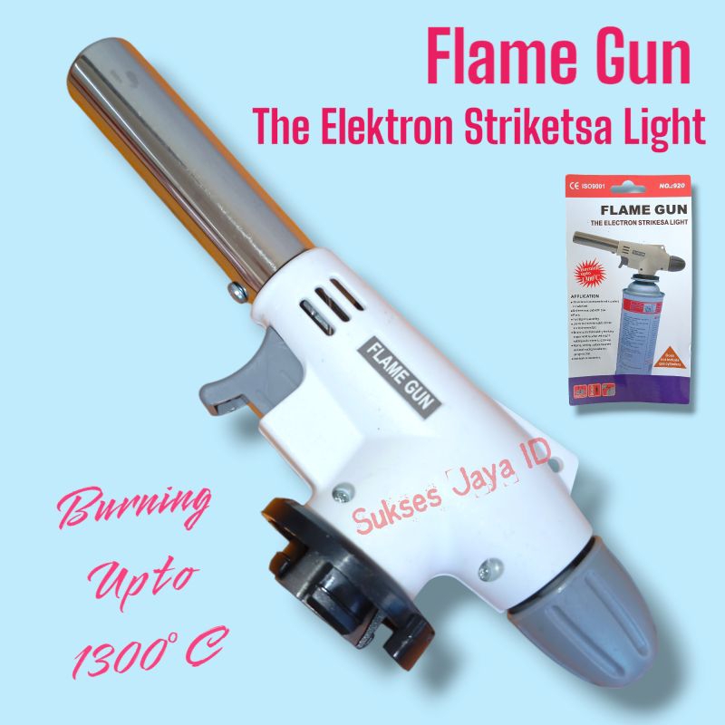 Flame Gun Portable Gas Las kepala gas