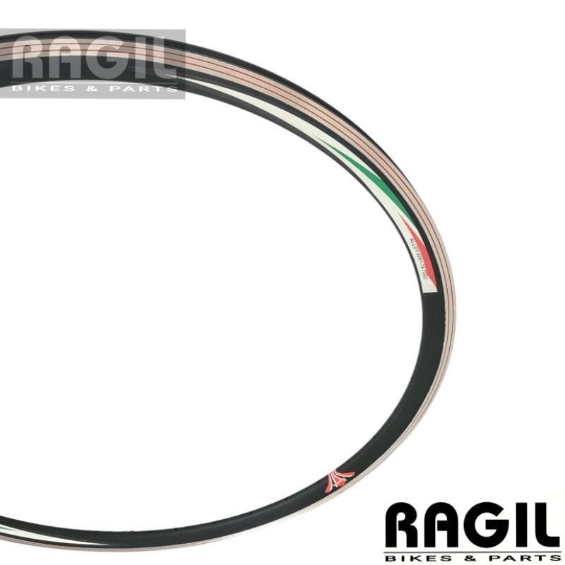 VELG SEPEDA 700C LESPO 3CM 3 CM BALAP ROAD BIKE FIXIE 700 C ALLOY HITAM LUBANG 36H 36 HOLE RIMS RIM