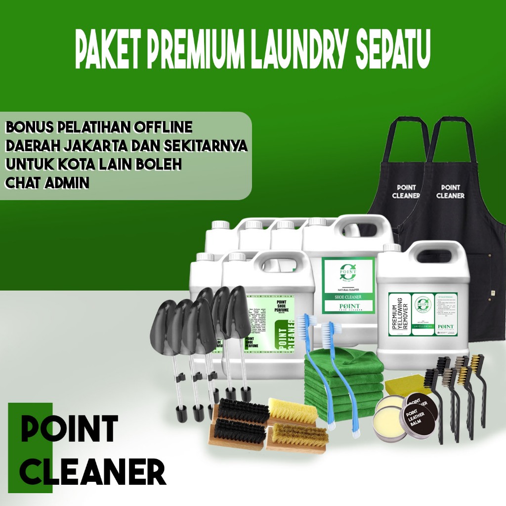 paket Usaha Laundry Sepatu Premium - PAKET USAHA CUCI SEPATU