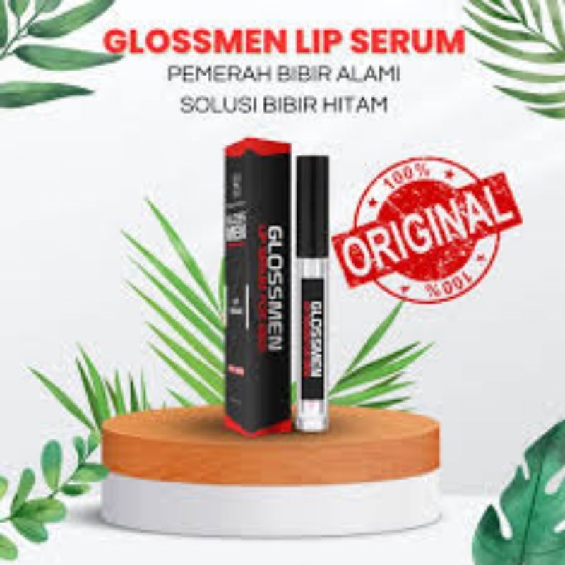 (TERBARU) Pemerah Bibir Pria Pencerah Bibir Pria Alami GlossMen LipSerum Pelembap Bibir 100% bahan a
