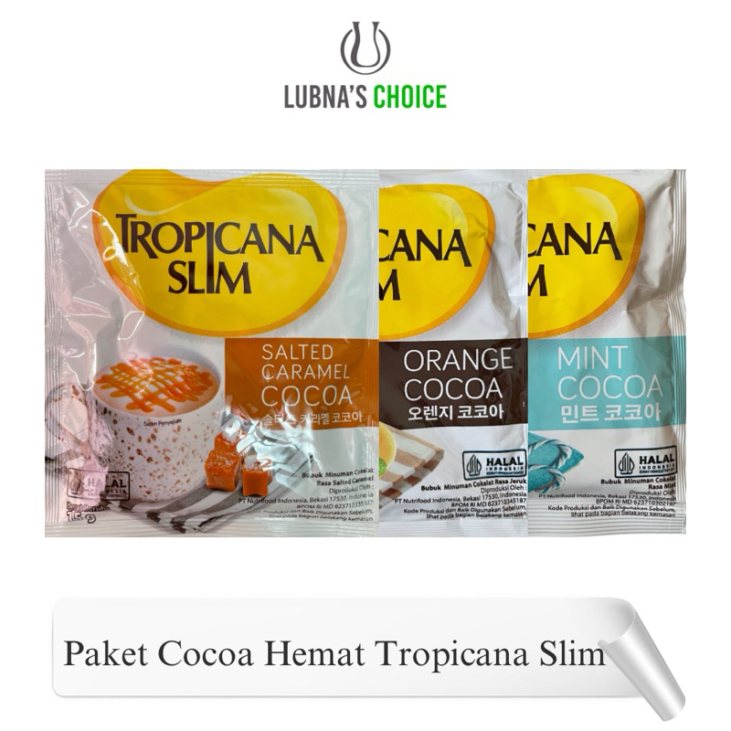 

Bundling Tropicana Slim Cocoa Drink, 3 Varian