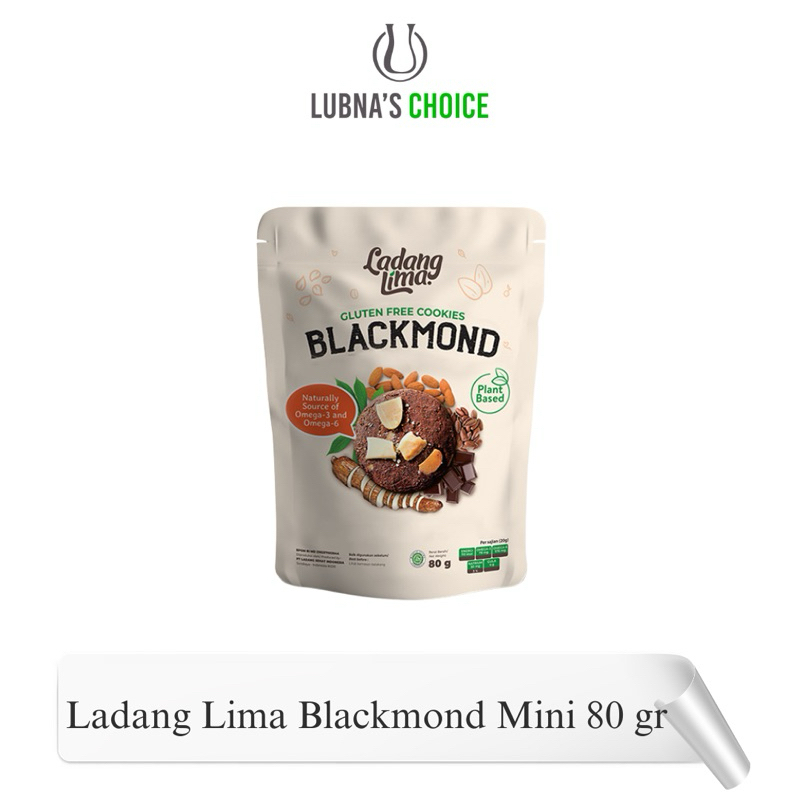 

Blackmond Mini Bites 80g Ladang Lima, Cookies Sehat Bebas Gluten