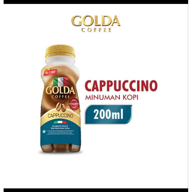 

Golda Kopi Cappuccino Botol 200ml Wings Food