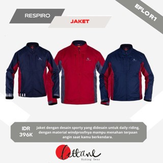 JAKET MOTOR PRIA WANITA RESPIRO EFLO R1 HARIAN ANTI GERAH FITUR SIRKULASI UDARA AIR FLOW SYSTEM