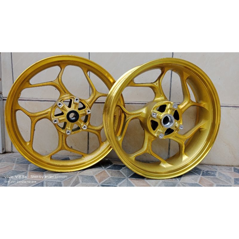 velg AXIO CB 150 R old Tapak lebar