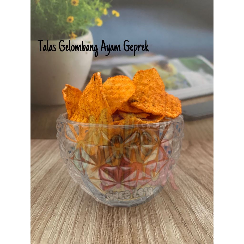 

Talas Gelombang Pedas Ayam Geprek 250 gr