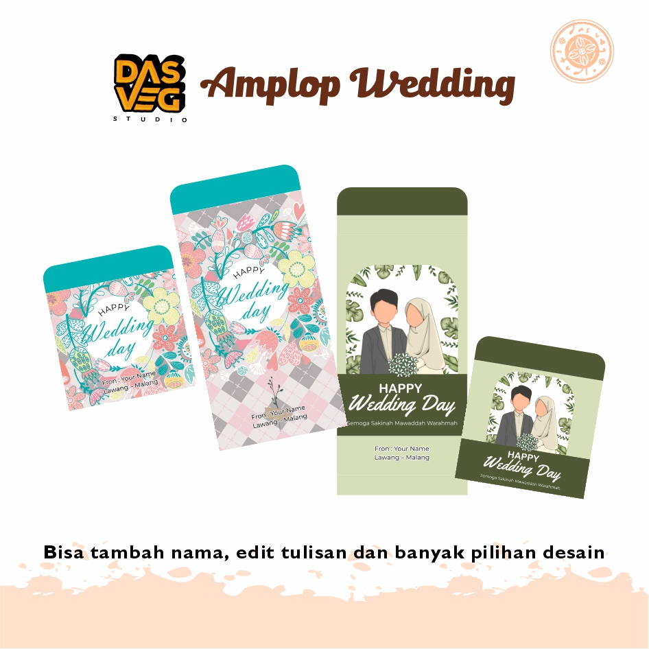 Jual Amplop Wedding | Amplop Nikahan | Amplop Kondangan | AMPLOP ANGPOU Pernikahan Premium Custom