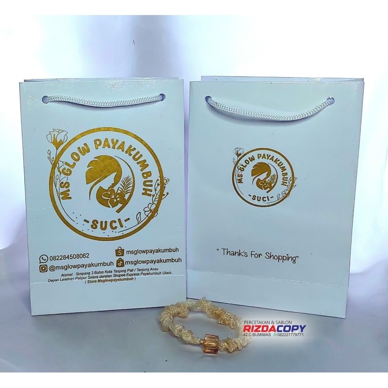 

PAPERBAG CUSTOM..LAMINASI..MURAHHH ‼️ ukuran S