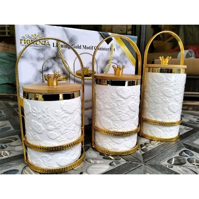 Toples fiorenza golden keramik set 3