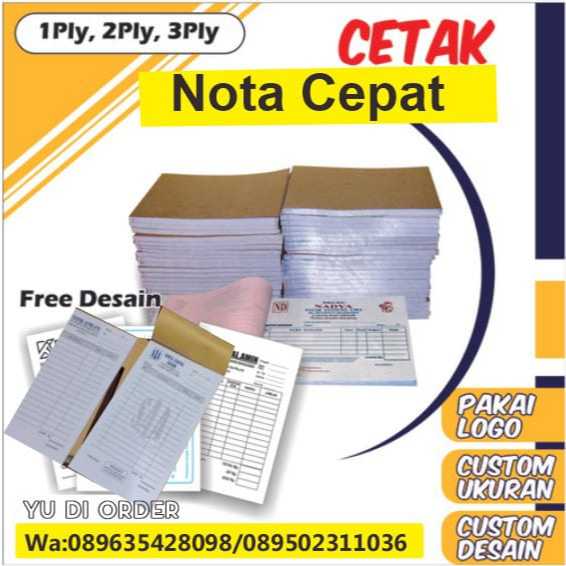 

Cetak Nota Costum 1/2 1/3 1/4 2 ply Nota geratis dsain murah nota geratis dsain keren