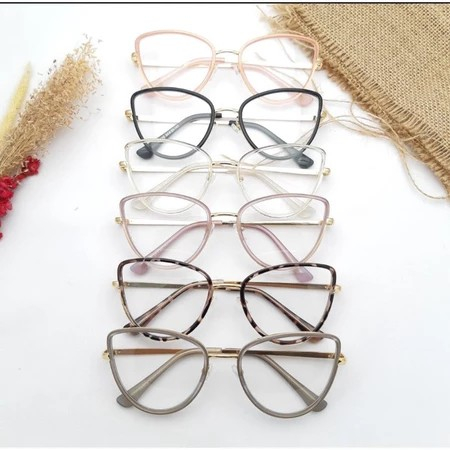 KACAMATA FRAME 95825 kualitas premium l LENSA BLUERAY | LENSA PHOTOCROMIC | BISA MINUS FREE BOX-LAP