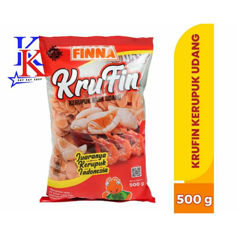 

Finna Krufin Kerupuk Udang 500gr (1 dus isi 10 bungkus)