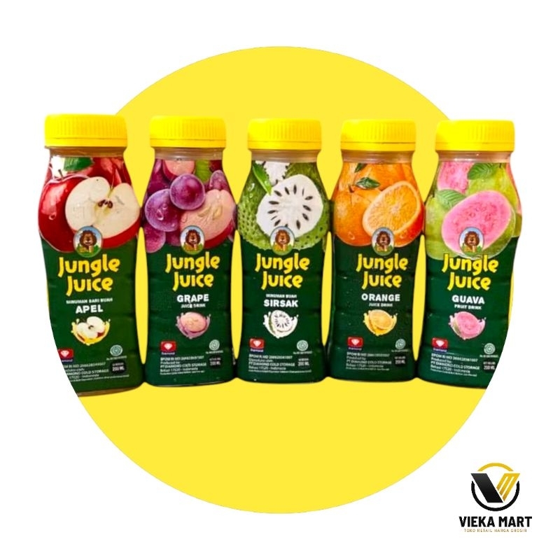 

JUNGLE JUICE Minuman Sari Buah 200ml Juice Drink