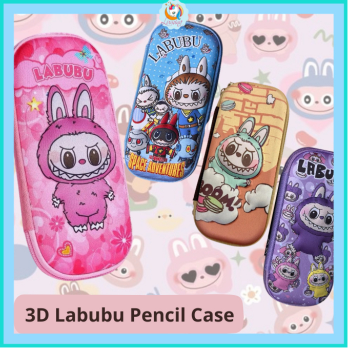 

Kotak Pensil 3D Timbul Karakter Labubu Premium EVA Tempat Penyimpanan Alat Tulis Anak Sekolah Impor