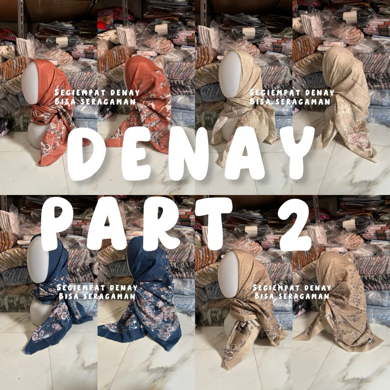 PART 1 Segiempat denay motif/denay motif/denay premium