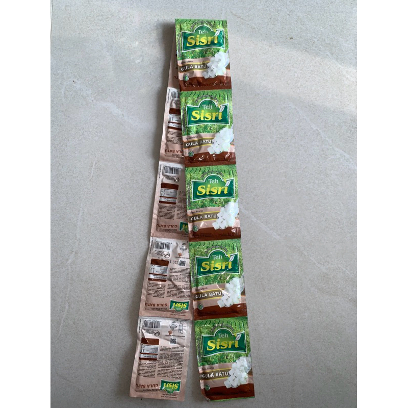 

10sachet teh sisri gula batu 1 renceng