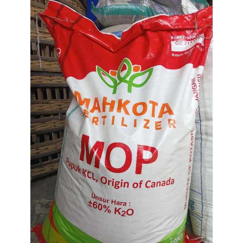 Pupuk KCL Mahkota repack 1kg
