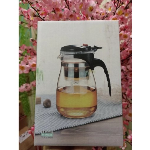 TEKO SARINGAN TEH KOPI KACA TAHAN PANAS