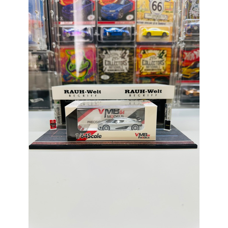 VMB Models 1:64 Koenigsegg CCXR Trevita Carbon Silver