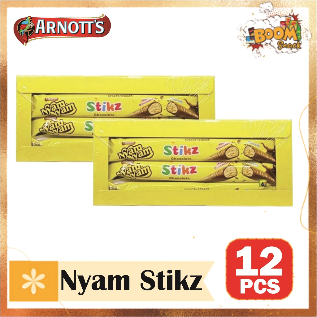 

Arnott's Nyam Nyam Stikz Isi 12pcs