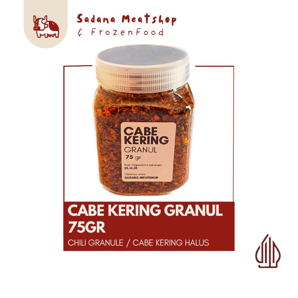 

Cabe Kering Granul Chili Granule 40gr | 75gr