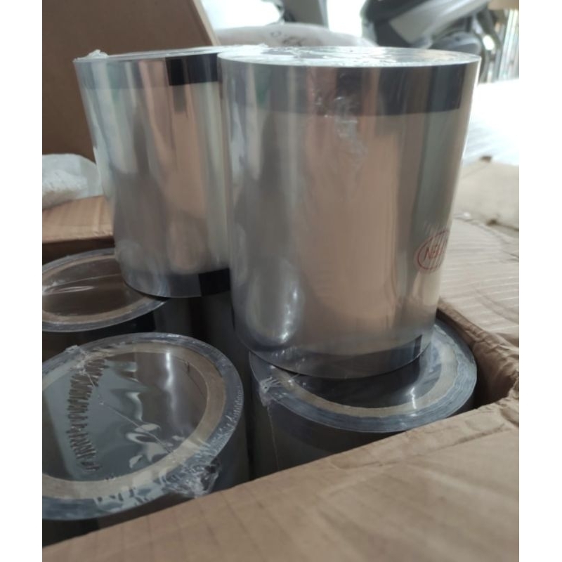 Plastik Lid Seal Cup kecil untuk minuman. Sealer / tutup minuman gelas