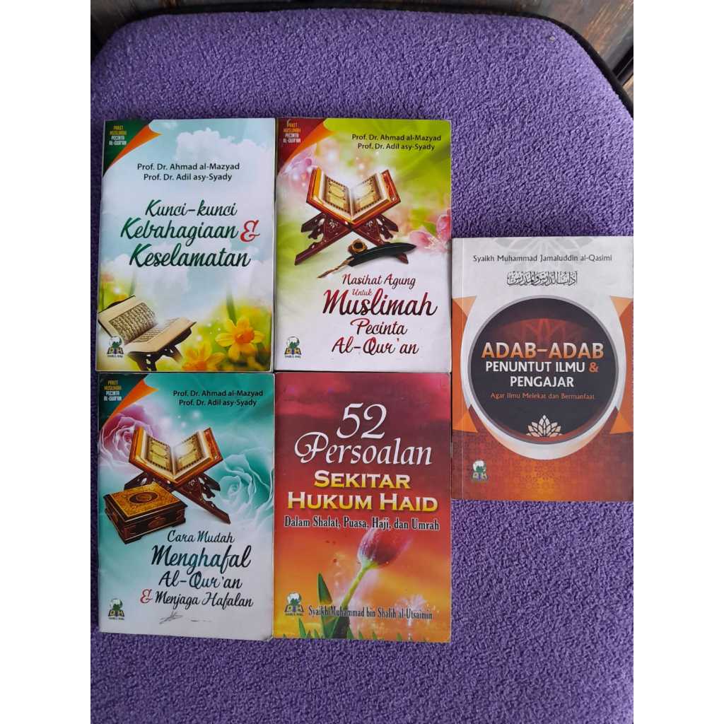 [Buku Bekas] Paket Buku Muslimah Pecinta Al-Qur'an