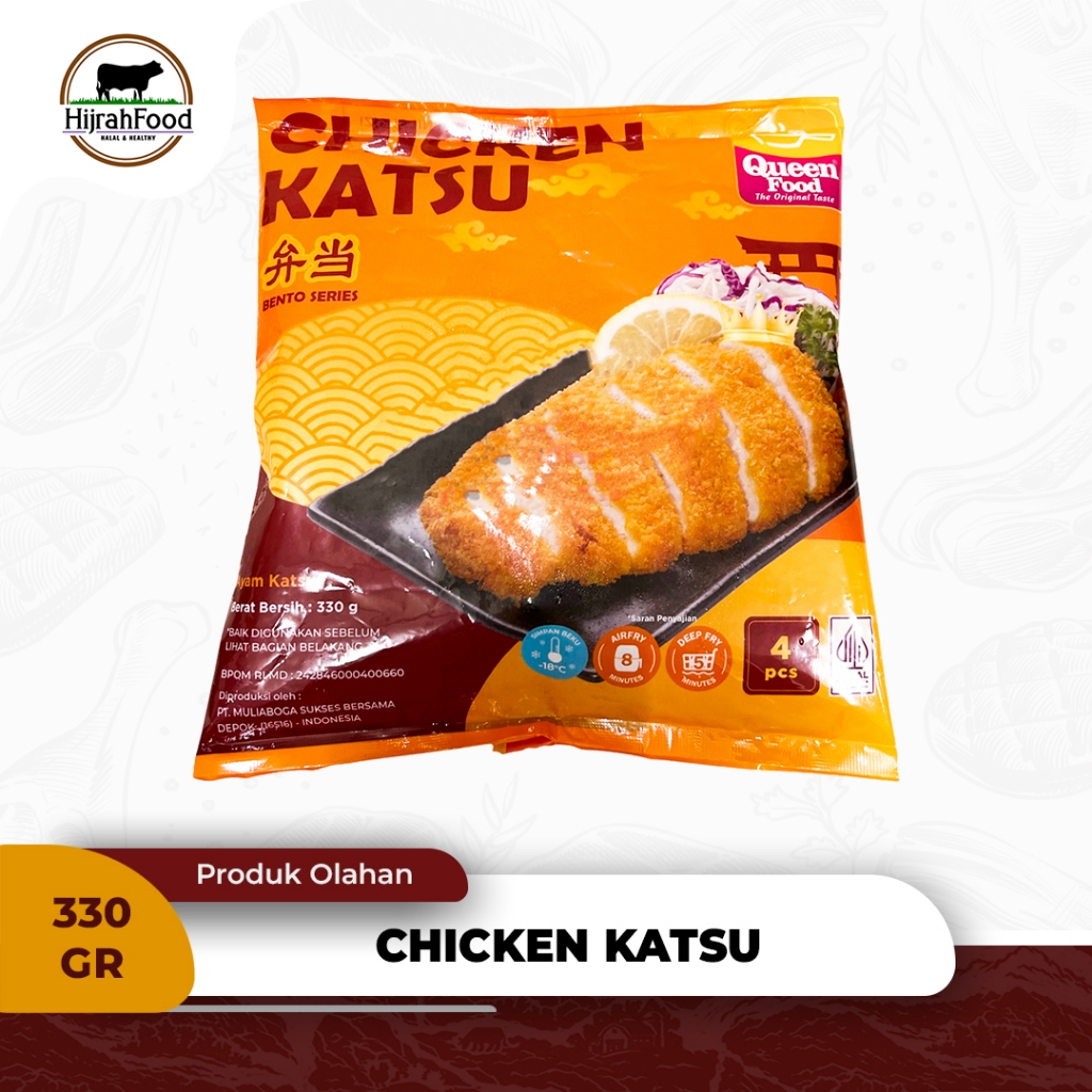 

Queen Food Chicken Katsu | Olahan Fillet Katsu Ayam Ala Jepang 330 gram