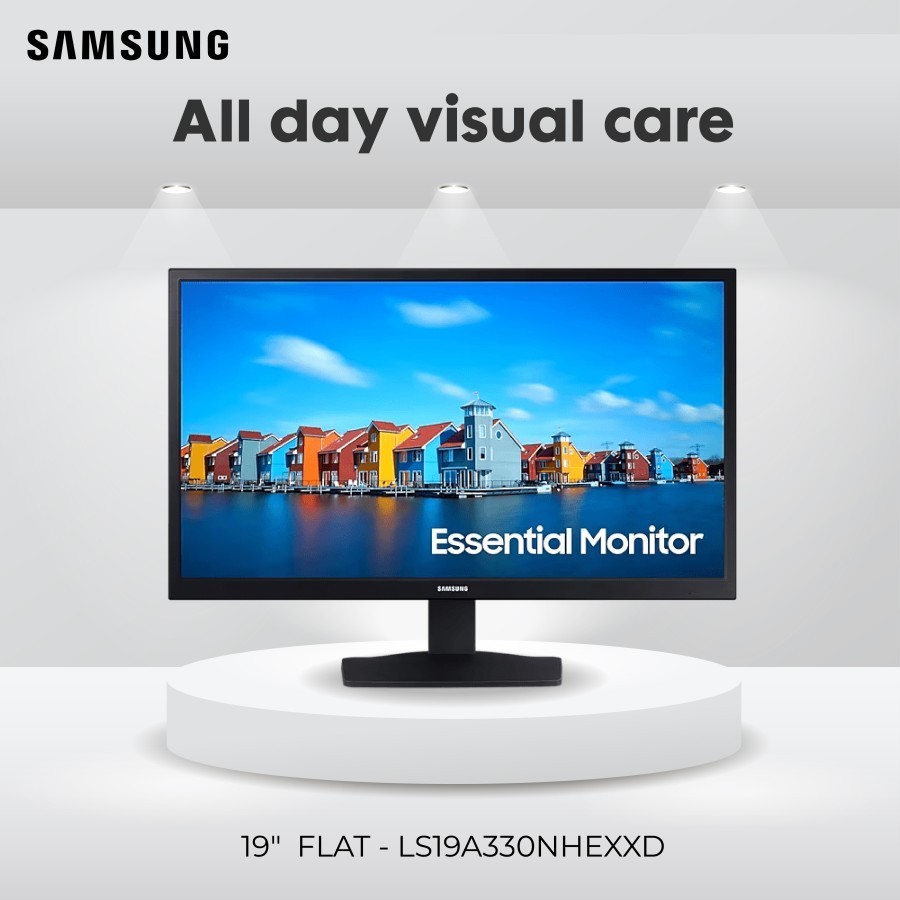 MONITOR SAMSUNG S19A330 FLAT HDMI GARANSI RESMI LED MONITOR 19" INCH LS19A330