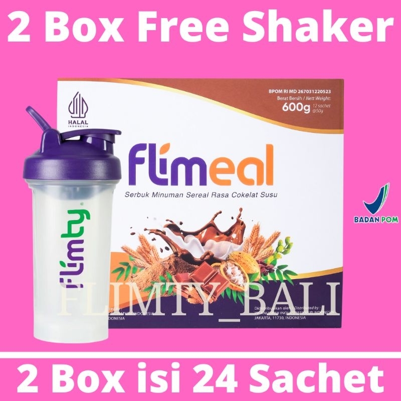 

Flimeal (Meal Replacement) - 2 Box Free Shaker