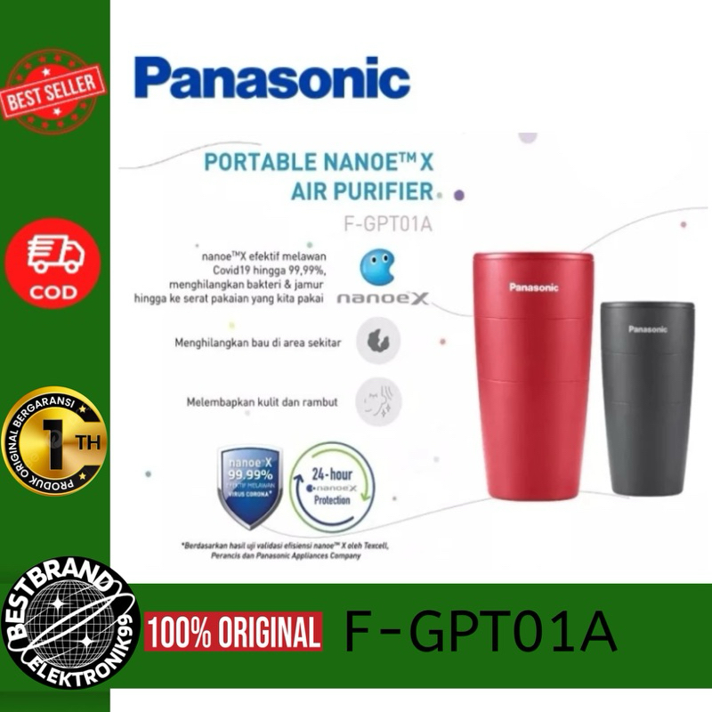 Purifier Udara Portable Panasonic F-GPT01AKN - Pembersih Udara Portabel