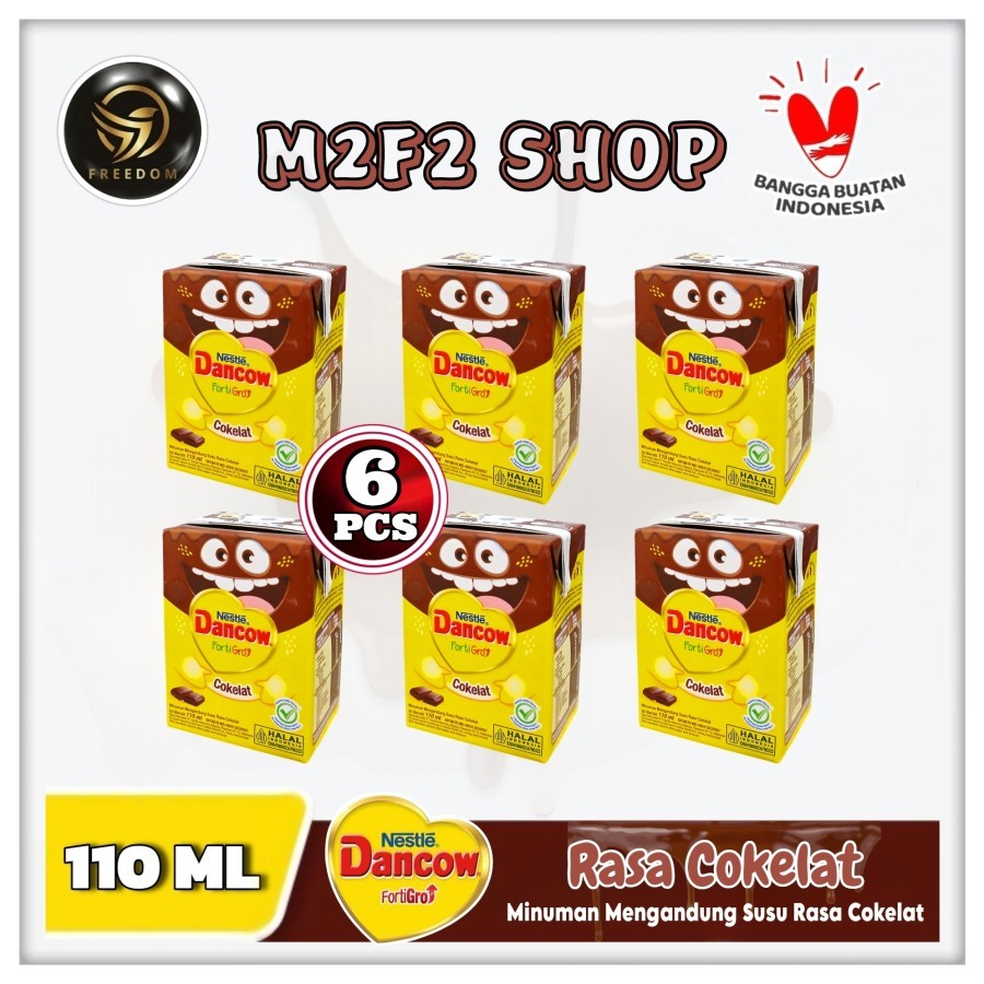 

Susu Dancow Kotak Fortigro Cokelat UHT - 110 ml (Kemasan 6 Pcs)