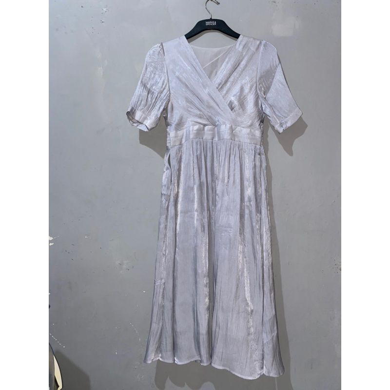 preloved dress pesta lilac (organza)