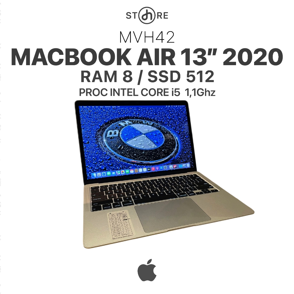 Second , Macbook Air 2020 13" , 8/512 , Silver , MVH42