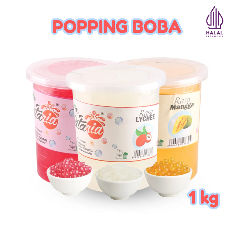 

Popping Boba Jelly Lychee 1kg - Boba Pecah - Supplier Topping Minuman