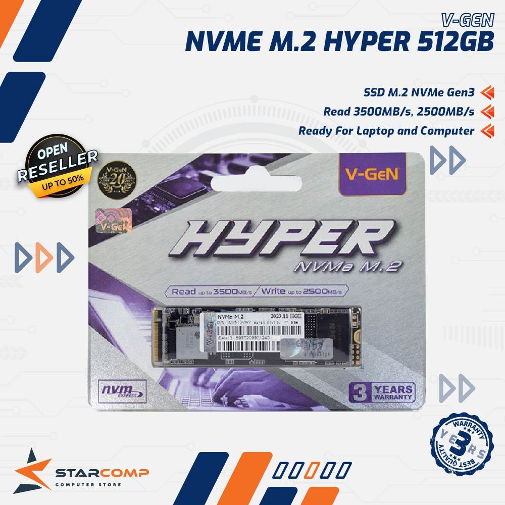 SSD V-GEN 512GB M2 NVME HYPER